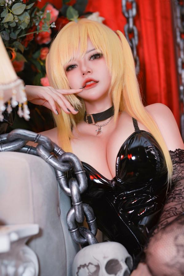   Potato-Godzilla-Misa-Amane-死亡笔记-弥海砂 暗黑哥特风性感COS角色扮演私房写真第14张图片