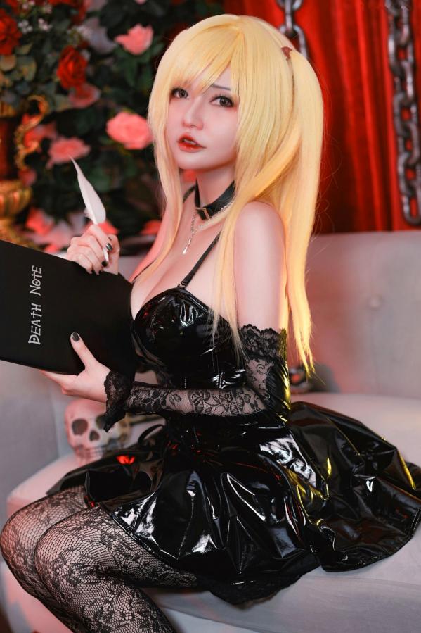   Potato-Godzilla-Misa-Amane-死亡笔记-弥海砂 暗黑哥特风性感COS角色扮演私房写真第40张图片
