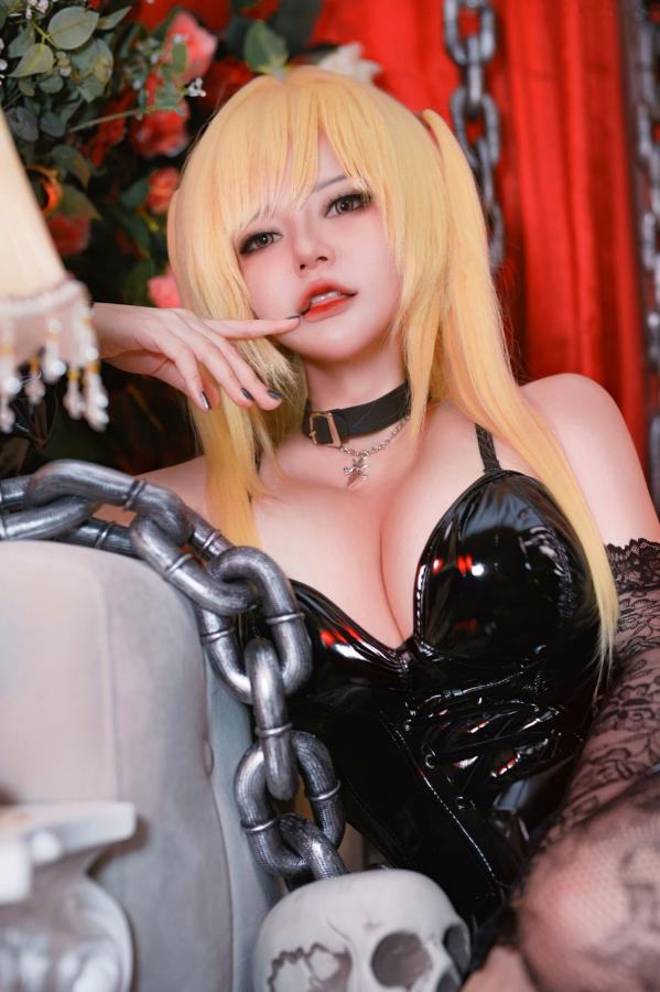   Potato-Godzilla-Misa-Amane-死亡笔记-弥海砂 暗黑哥特风性感COS角色扮演私房写真第49张图片