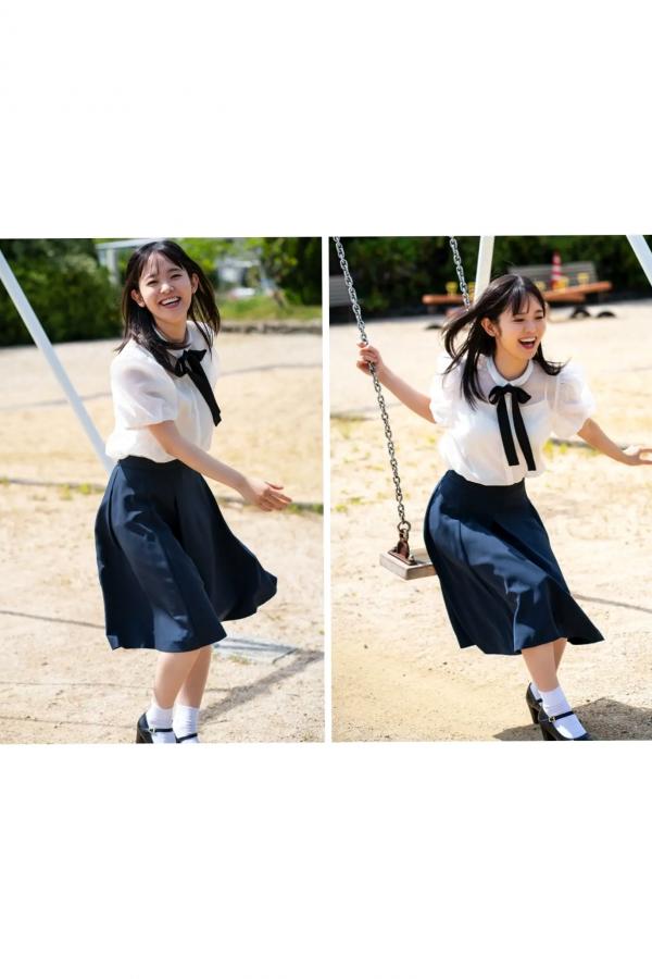   楡井希実 - 初表紙で予測不能の爆発が起きた！日系清纯户外和服治愈写真第7张图片