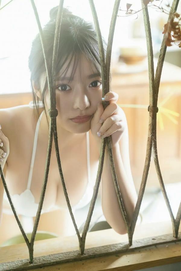   高鶴桃羽 - ラブリースワン vol.2 清新纯欲白色比基尼家居私房写真第25张图片