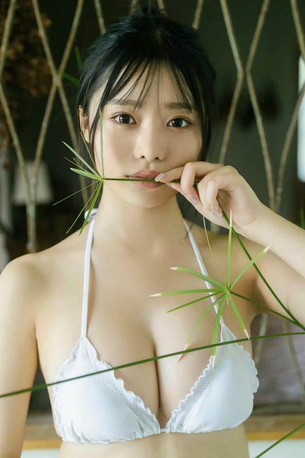   高鶴桃羽 - ラブリースワン vol.2 清新纯欲白色比基尼家居私房写真第27张图片