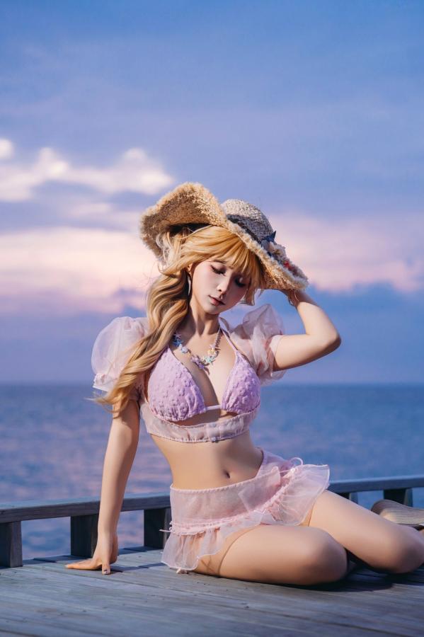 蠢沫沫  蠢沫沫2025年12月自拍 海边沙滩泳衣与性感内衣私房写真第115张图片