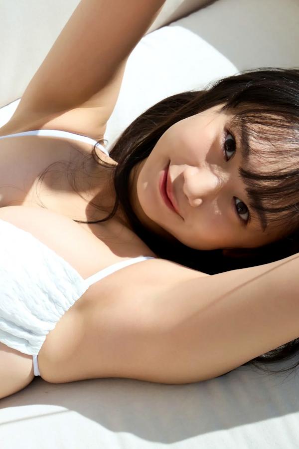   相沢菜々子 - 春色のミューズ Vol.3 阳光白色比基尼清纯治愈写真第90张图片