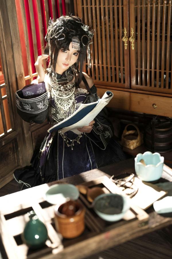   蠢沫沫《作品2》古风韵味与蕾丝私房性感角色扮演写真第1张图片