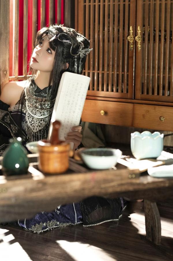   蠢沫沫《作品2》古风韵味与蕾丝私房性感角色扮演写真第2张图片