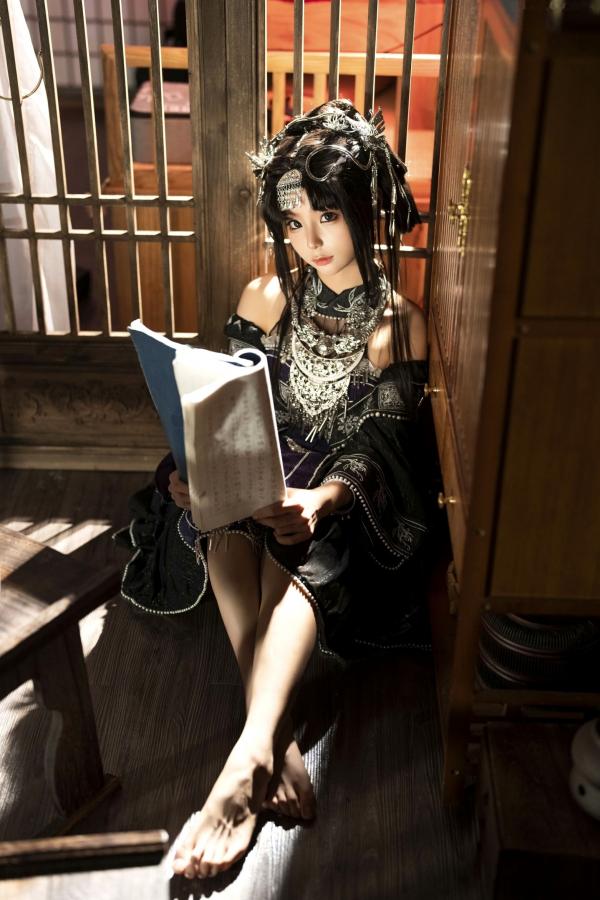   蠢沫沫《作品2》古风韵味与蕾丝私房性感角色扮演写真第3张图片