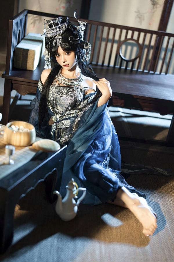   蠢沫沫《作品2》古风韵味与蕾丝私房性感角色扮演写真第10张图片