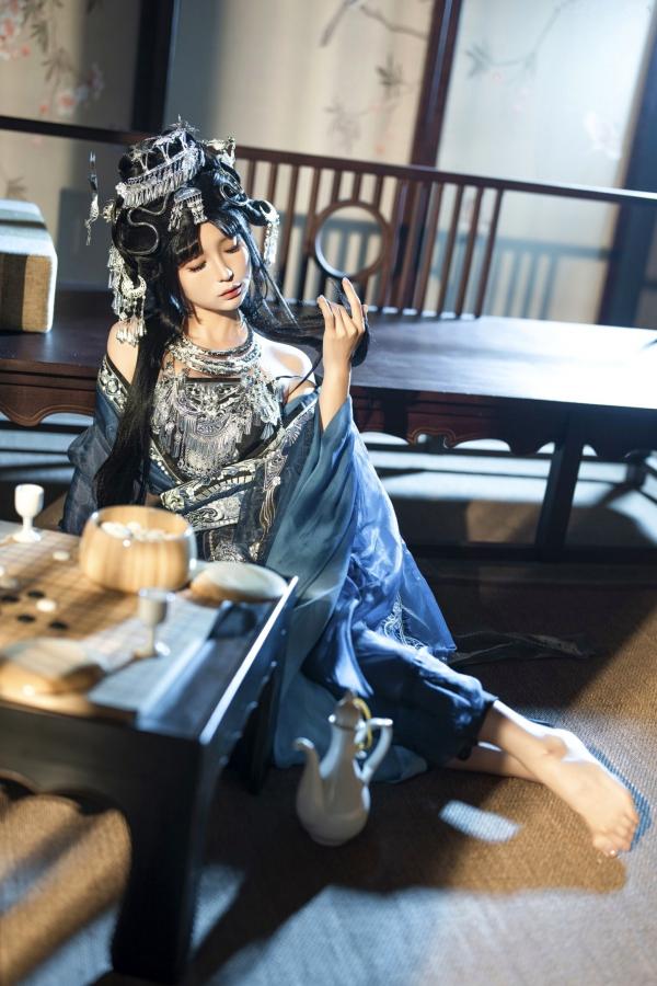   蠢沫沫《作品2》古风韵味与蕾丝私房性感角色扮演写真第11张图片