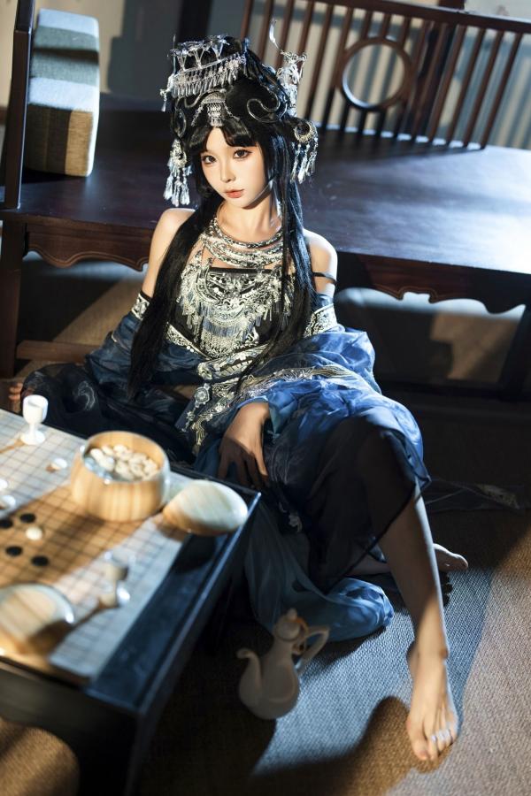   蠢沫沫《作品2》古风韵味与蕾丝私房性感角色扮演写真第12张图片