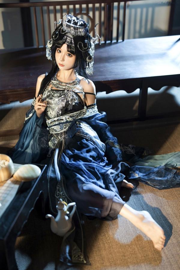   蠢沫沫《作品2》古风韵味与蕾丝私房性感角色扮演写真第13张图片
