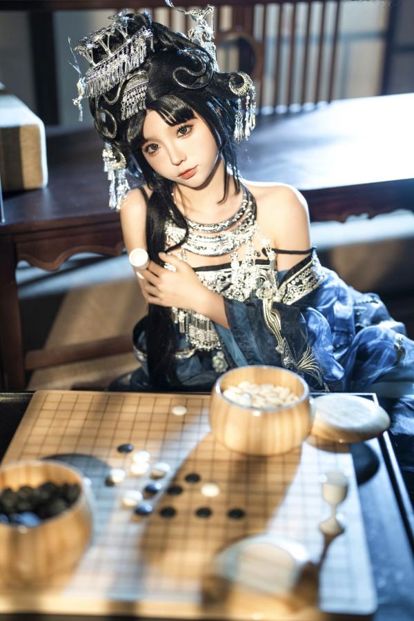   蠢沫沫《作品2》古风韵味与蕾丝私房性感角色扮演写真第16张图片