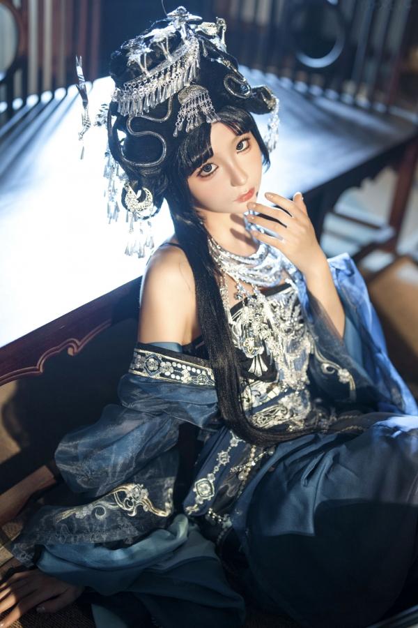   蠢沫沫《作品2》古风韵味与蕾丝私房性感角色扮演写真第17张图片