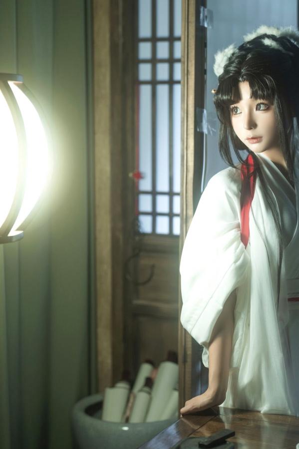   蠢沫沫《作品2》古风韵味与蕾丝私房性感角色扮演写真第25张图片