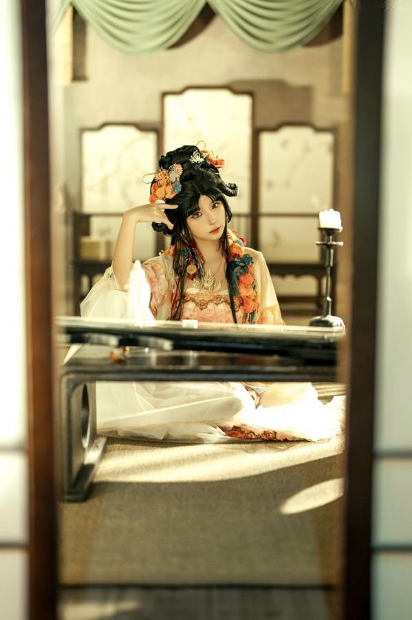   蠢沫沫《作品2》古风韵味与蕾丝私房性感角色扮演写真第33张图片