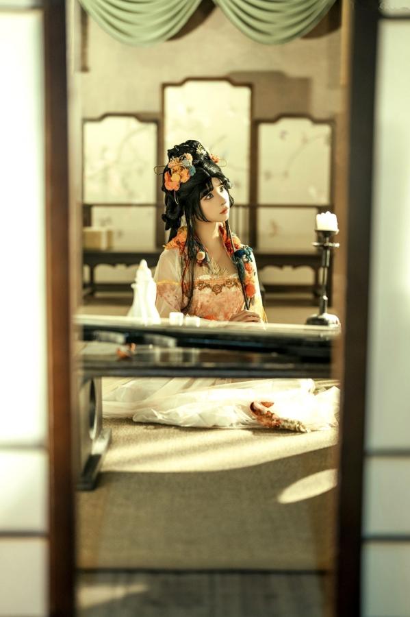   蠢沫沫《作品2》古风韵味与蕾丝私房性感角色扮演写真第34张图片