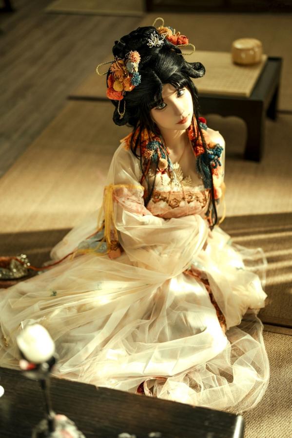   蠢沫沫《作品2》古风韵味与蕾丝私房性感角色扮演写真第36张图片