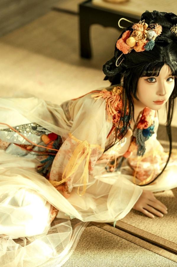   蠢沫沫《作品2》古风韵味与蕾丝私房性感角色扮演写真第37张图片