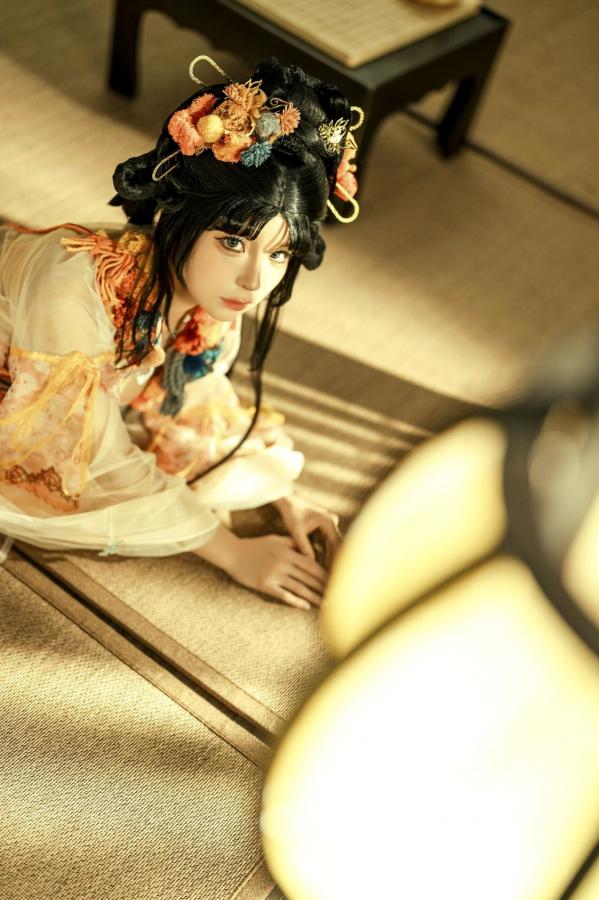   蠢沫沫《作品2》古风韵味与蕾丝私房性感角色扮演写真第38张图片