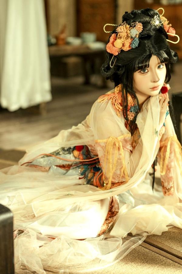   蠢沫沫《作品2》古风韵味与蕾丝私房性感角色扮演写真第39张图片