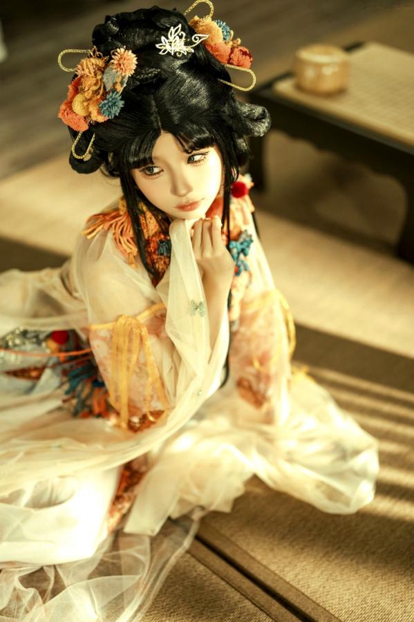   蠢沫沫《作品2》古风韵味与蕾丝私房性感角色扮演写真第40张图片