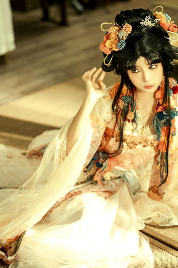  蠢沫沫《作品2》古风韵味与蕾丝私房性感角色扮演写真第42张图片