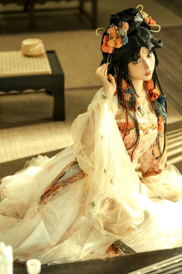   蠢沫沫《作品2》古风韵味与蕾丝私房性感角色扮演写真第46张图片