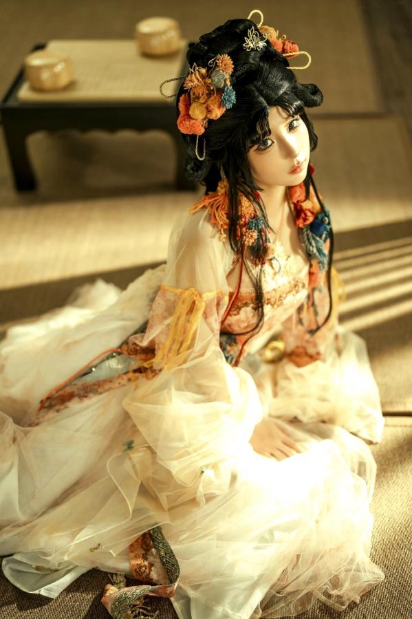   蠢沫沫《作品2》古风韵味与蕾丝私房性感角色扮演写真第47张图片