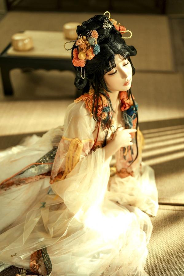   蠢沫沫《作品2》古风韵味与蕾丝私房性感角色扮演写真第48张图片