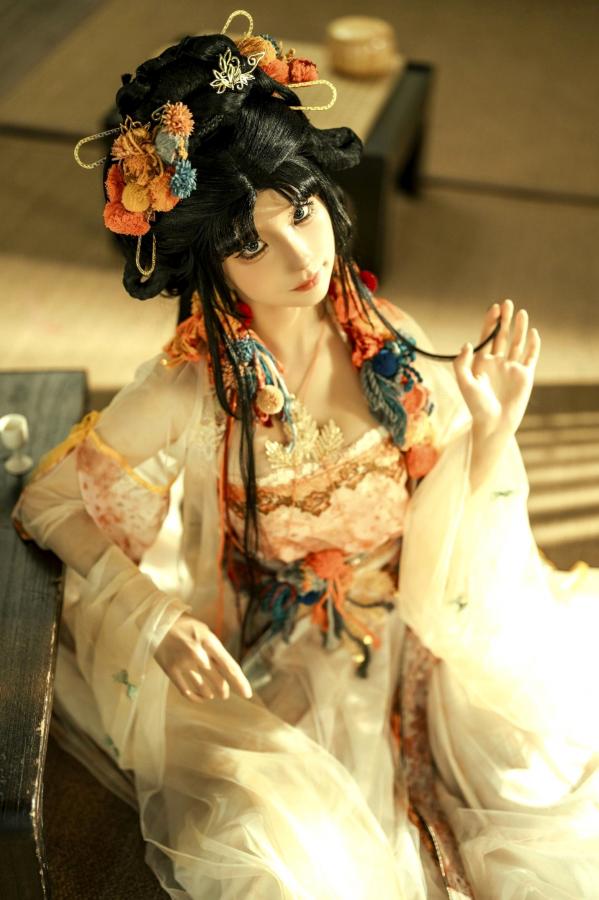   蠢沫沫《作品2》古风韵味与蕾丝私房性感角色扮演写真第50张图片