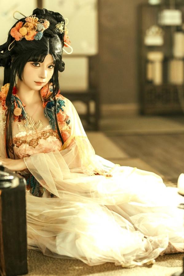   蠢沫沫《作品2》古风韵味与蕾丝私房性感角色扮演写真第51张图片