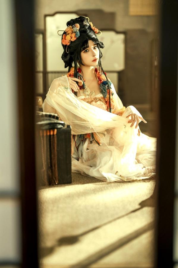   蠢沫沫《作品2》古风韵味与蕾丝私房性感角色扮演写真第53张图片