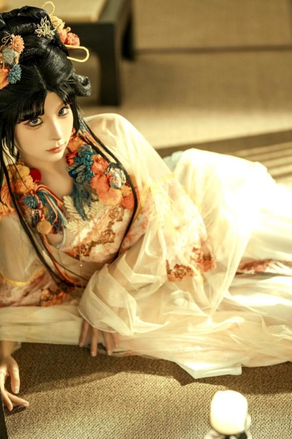   蠢沫沫《作品2》古风韵味与蕾丝私房性感角色扮演写真第54张图片