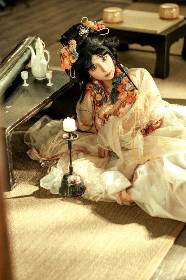   蠢沫沫《作品2》古风韵味与蕾丝私房性感角色扮演写真第56张图片