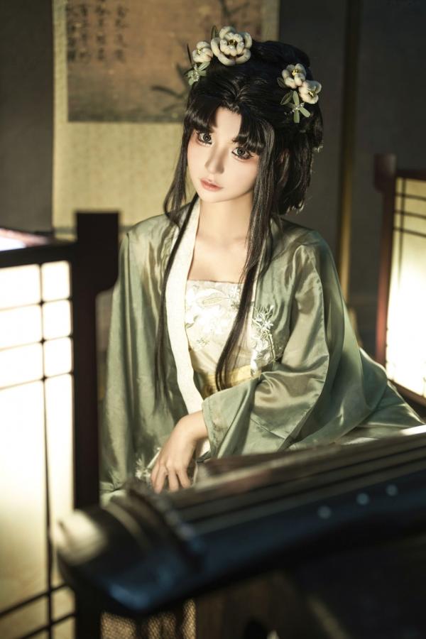   蠢沫沫《作品2》古风韵味与蕾丝私房性感角色扮演写真第83张图片