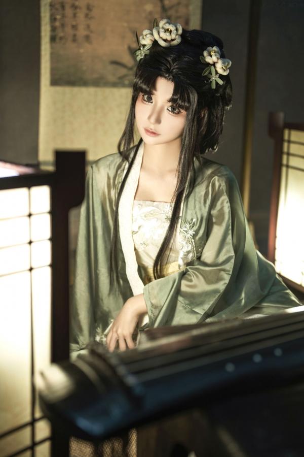   蠢沫沫《作品2》古风韵味与蕾丝私房性感角色扮演写真第84张图片