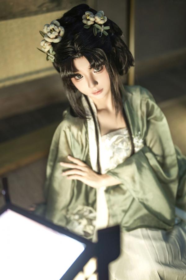   蠢沫沫《作品2》古风韵味与蕾丝私房性感角色扮演写真第86张图片