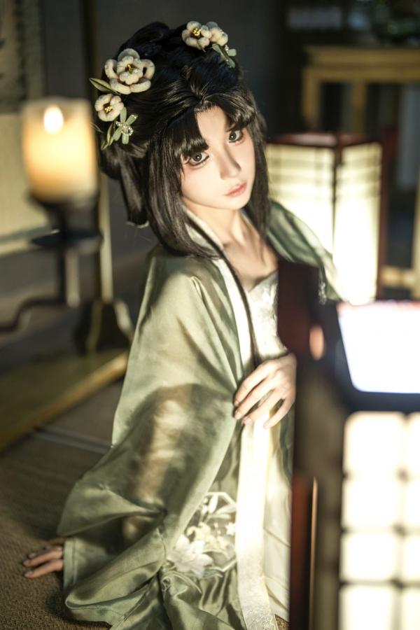   蠢沫沫《作品2》古风韵味与蕾丝私房性感角色扮演写真第87张图片