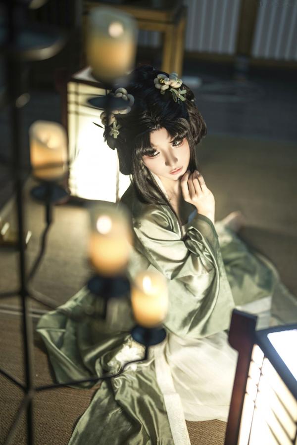  蠢沫沫《作品2》古风韵味与蕾丝私房性感角色扮演写真第88张图片