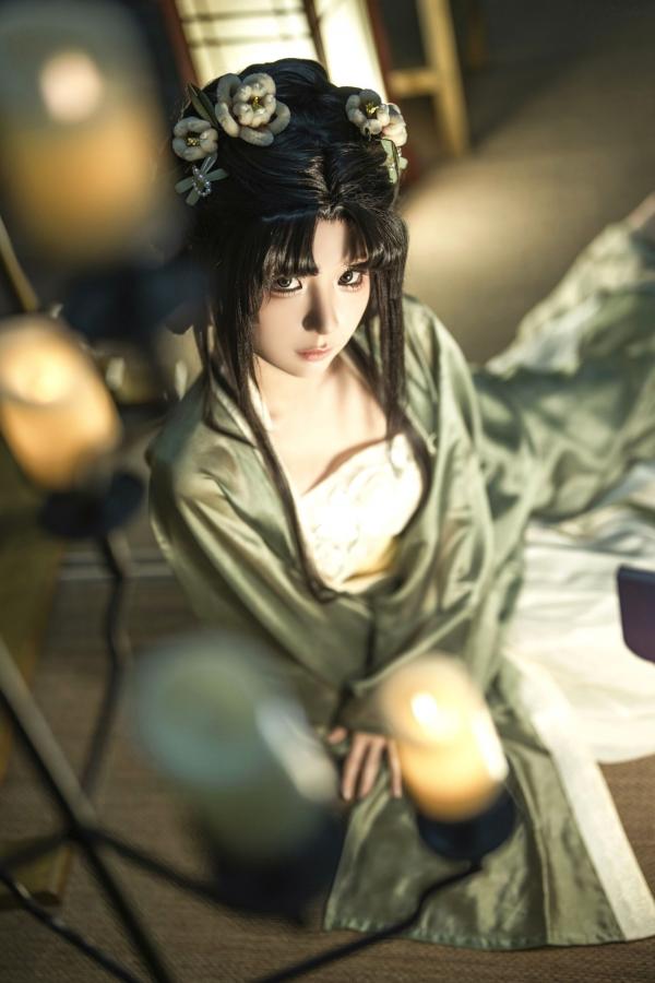   蠢沫沫《作品2》古风韵味与蕾丝私房性感角色扮演写真第89张图片