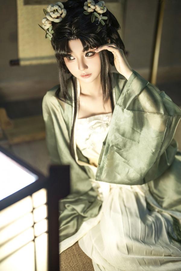   蠢沫沫《作品2》古风韵味与蕾丝私房性感角色扮演写真第91张图片
