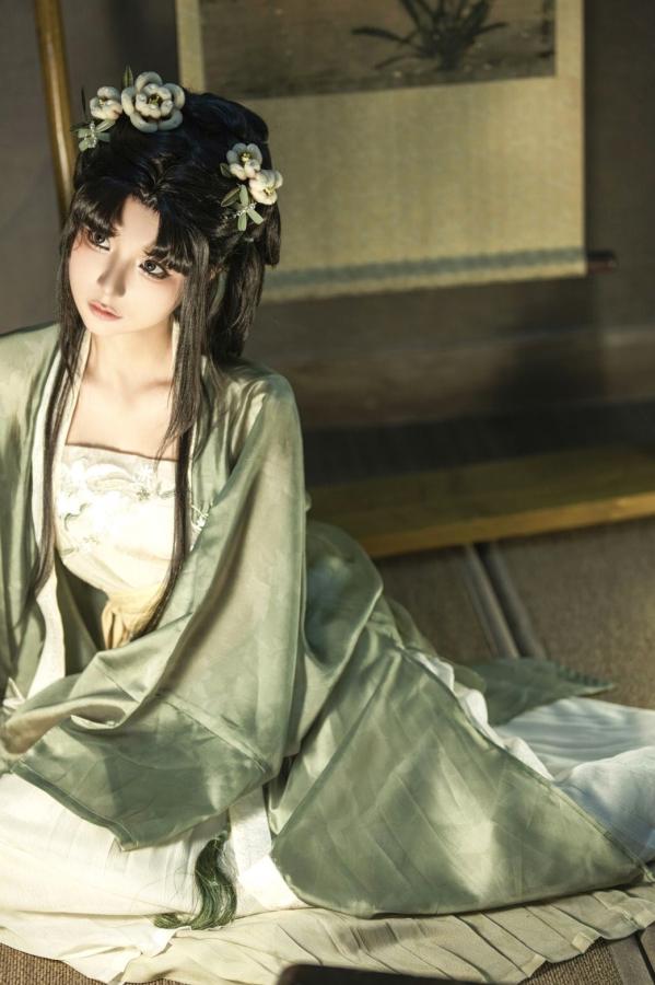   蠢沫沫《作品2》古风韵味与蕾丝私房性感角色扮演写真第93张图片