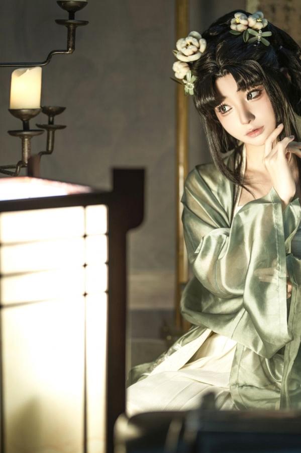   蠢沫沫《作品2》古风韵味与蕾丝私房性感角色扮演写真第94张图片