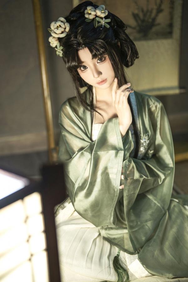   蠢沫沫《作品2》古风韵味与蕾丝私房性感角色扮演写真第95张图片