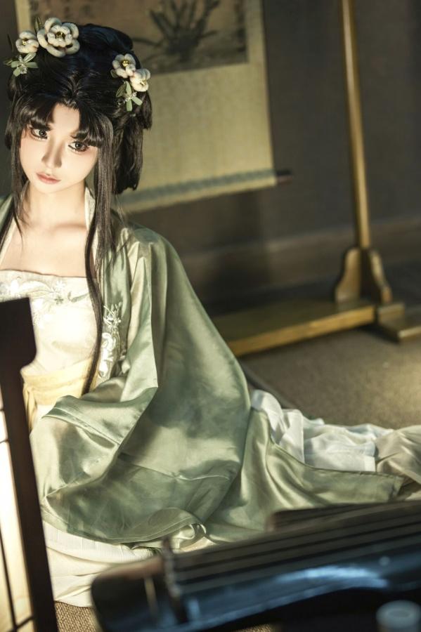   蠢沫沫《作品2》古风韵味与蕾丝私房性感角色扮演写真第96张图片