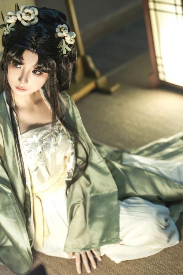   蠢沫沫《作品2》古风韵味与蕾丝私房性感角色扮演写真第98张图片