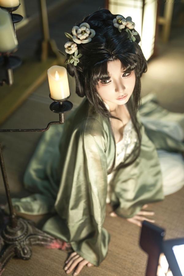   蠢沫沫《作品2》古风韵味与蕾丝私房性感角色扮演写真第99张图片