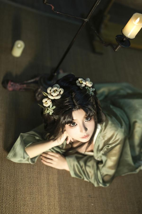  蠢沫沫《作品2》古风韵味与蕾丝私房性感角色扮演写真第100张图片