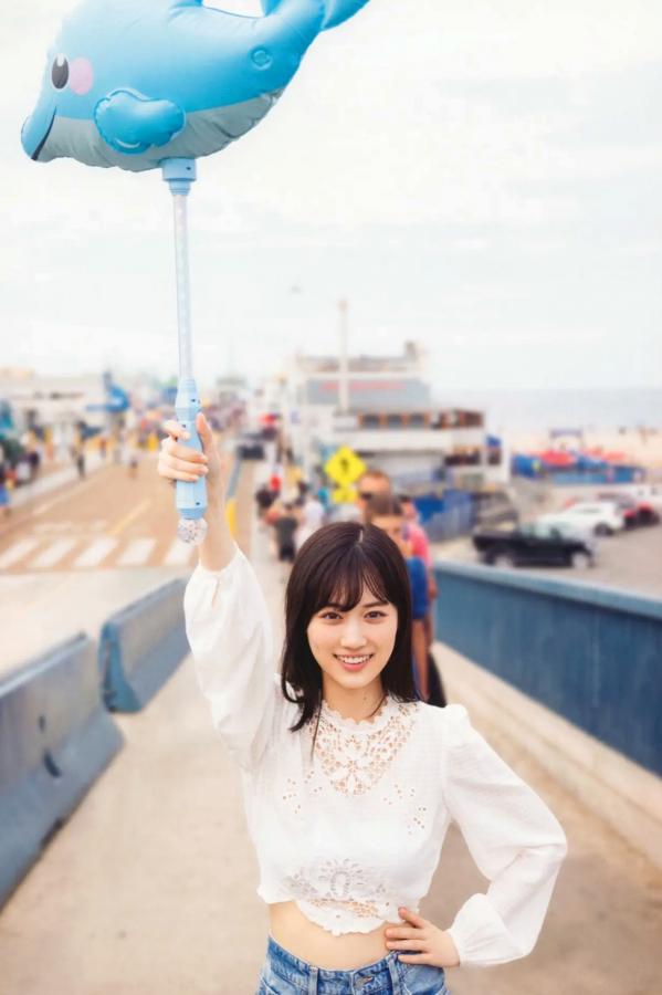   《山下美月 - ヒロイン》海边黑色比基尼与浴室甜美写真第17张图片