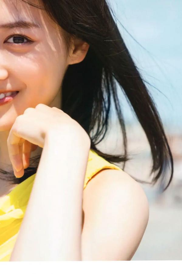   《山下美月 - ヒロイン》海边黑色比基尼与浴室甜美写真第30张图片